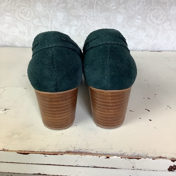 Green Fringed Heels - Picture 6 of 6